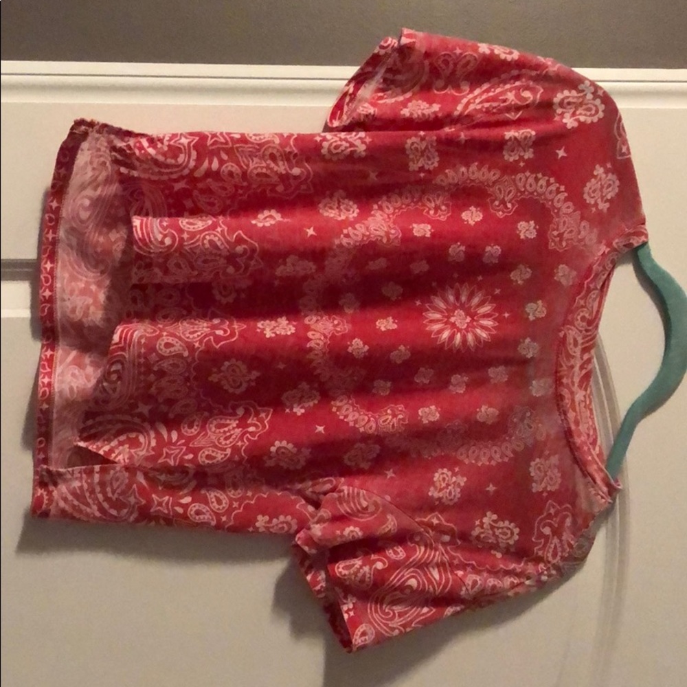 Paisley crop top